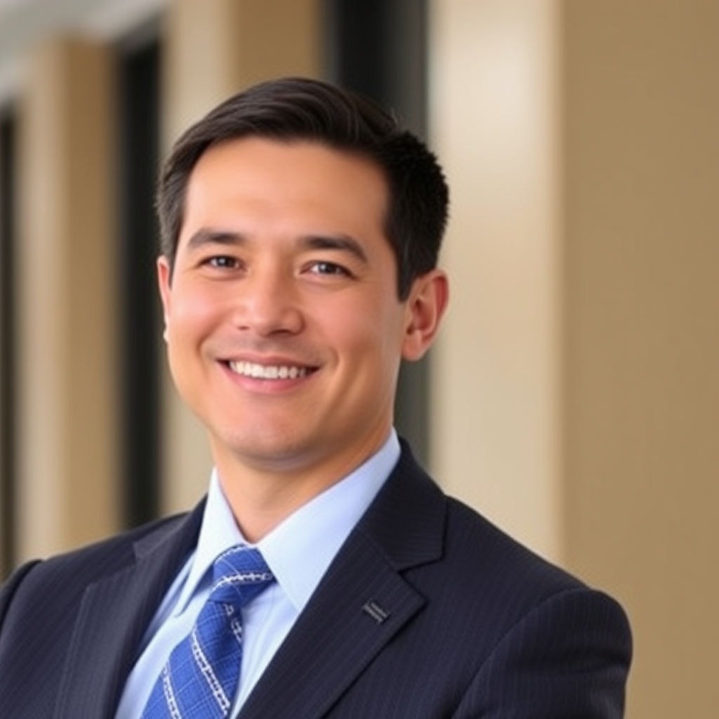 Professional headshot of Regional Vice President in business suit, experienced banking executive focused on community financial services